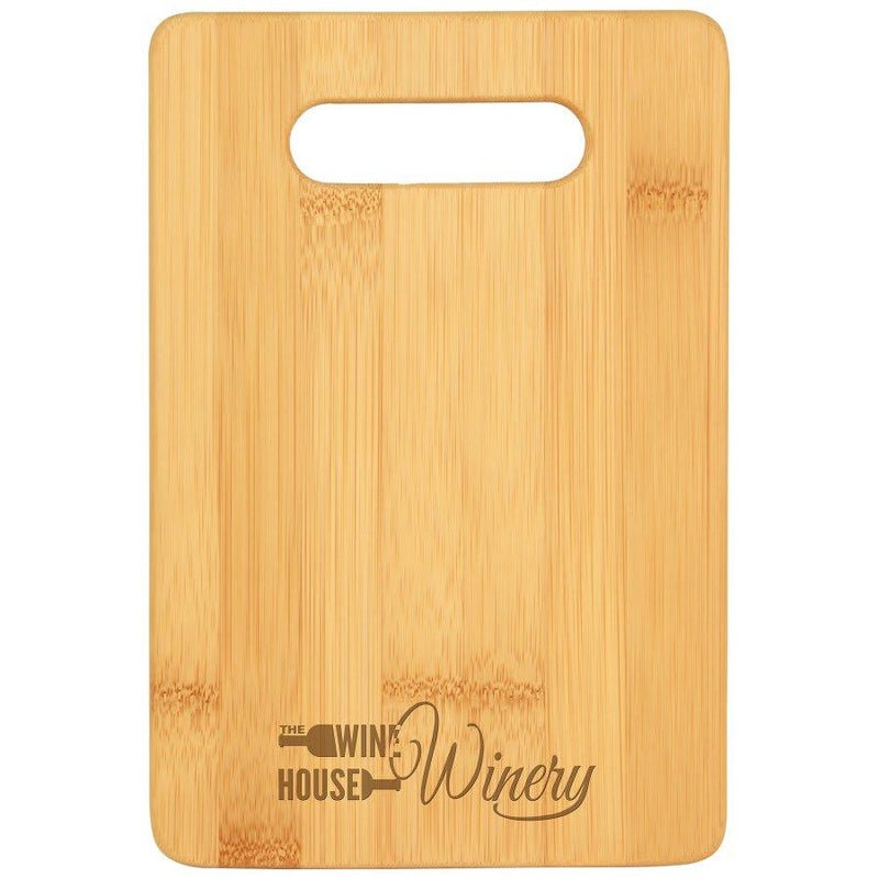 9" x 6" Engraved Personalized Bamboo Bar Cutting Board Personalized Engraved Bamboo Bar Cutting Board Quality Glass Engraving