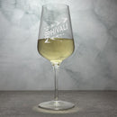 Engraved Intenso Crystal Luigi Bormioli Wine Glass - 12 oz - Item 451/10048 Personalized Engraved Drinkware Quality Glass Engraving