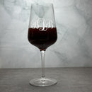 Engraved Luigi Bormioli Intenso Crystal Wine Glass - 15 oz - Item 452/10047 Personalized Engraved Drinkware Quality Glass Engraving