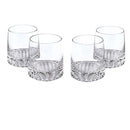 Engraved Park Avenue European Crystal Rocks 12 oz Bar Glasses (Set of 4) - Item 190/K832 Personalized Engraved Drinkware Quality Glass Engraving