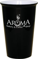 Engraved Custom Colored Ceramic Latte Mug - 14 oz. Coffee Mug Personalized Engraved Quality Glass Engraving