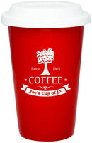 Engraved Custom Colored Ceramic Latte Mug - 14 oz. Coffee Mug Personalized Engraved Quality Glass Engraving