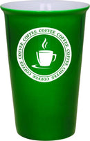 Engraved Custom Colored Ceramic Latte Mug - 14 oz. Coffee Mug Personalized Engraved Quality Glass Engraving