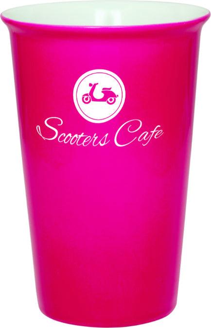 Engraved Custom Colored Ceramic Latte Mug - 14 oz. Coffee Mug Personalized Engraved Quality Glass Engraving