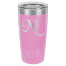 Engraved 20oz Vacuum Insulated Personalized Stainless Steel Tumbler with Lid Personalized Engraved Quality Glass Engraving