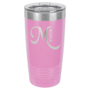 Engraved 20oz Vacuum Insulated Personalized Stainless Steel Tumbler with Lid Personalized Engraved Quality Glass Engraving