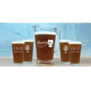 Engraved 5 Piece Beer Pitcher Set - Item 367-5 Personalized Engraved Quality Glass Engraving
