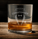 Personalized Groomsmen Whiskey Glasses Engraved 11 oz Cocktail Rocks Glass Personalized Engraved Quality Glass Engraving