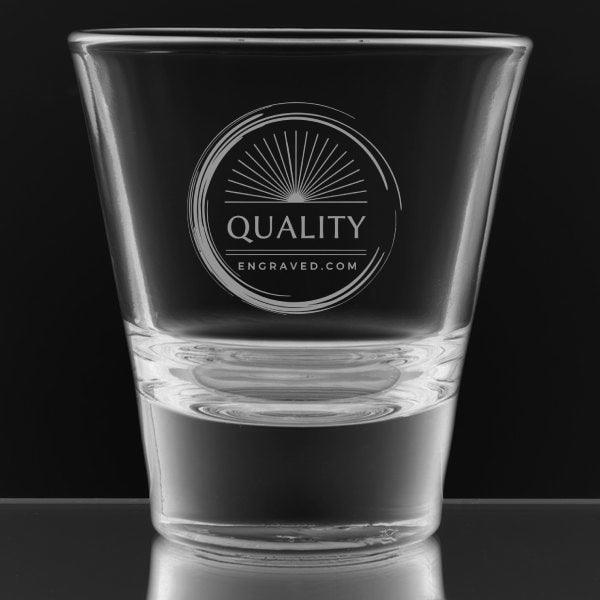 Engraved Espresso Shot Glass - 3.7 oz - Item 15733 Personalized Engraved Glass Quality Glass Engraving