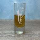 Engraved Tall Cordial Shot Glass - 2 oz - Item 107/1650-GA01005 Personalized Engraved Glass Quality Glass Engraving