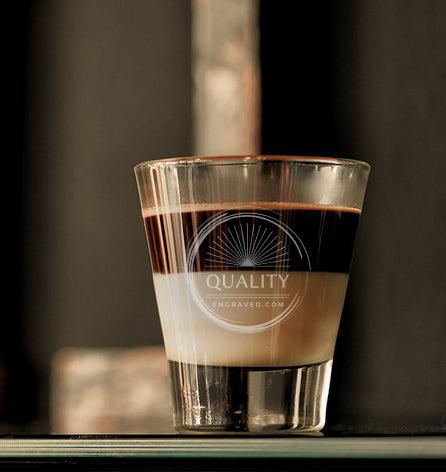 Custom Engraved Espresso Shot Glass - 3.7 oz