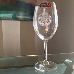 Engraved 640ml Red Wine Italian Crystal Glass Personalised 