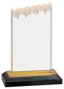 5" x 7" Engraved Gold Frosted Impress Acrylic - Item IMP402G Personalized Engraved Quality Glass Engraving