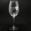 Engraved Acopa Blanc 13 oz. Wine Glass - Item QGE-5535213 Personalized Engraved Glass Quality Glass Engraving