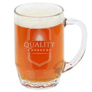 Engraved Libbey Thumbprint Beer or Coffee Mug - 20 oz. - Item 5303 Personalized Engraved Quality Glass Engraving