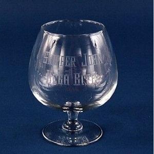 Engraved Embassy Brandy Snifter Glass - 22 oz - Item 403/3709 Personalized Engraved Quality Glass Engraving