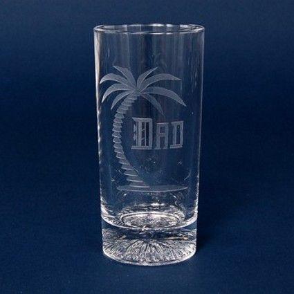 Personalized Crystal Engraved Bar Glass - 12.5 oz - Item 197 Personalized Engraved Quality Glass Engraving