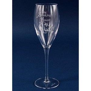 Engraved Luigi Bormioli Magnifico Flute Champagne Glass - 11 oz - Item 489/08959 Personalized Engraved Drinkware Quality Glass Engraving