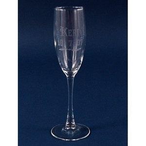 Engraved Champagne Glass-6oz-Item 408/76926 Personalized Engraved Quality Glass Engraving