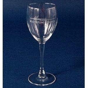 Engraved Montego Wine Glass - 8 oz - Item 405/GA26061 Personalized Engraved Quality Glass Engraving