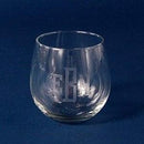 Engraved Stemless Wine Glass - 16 oz - Item 455/222 Personalized Engraved Quality Glass Engraving