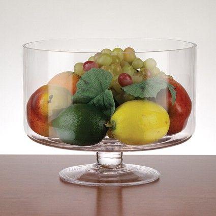 Engraved Lexington Crystal Pedestal Trifle Bowl - 9" - Item S427 Personalized Engraved Decorative Bowl Quality Glass Engraving