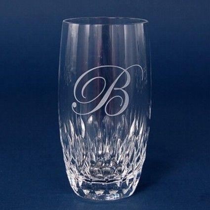 Personalized Crystal Engraved Glass - 12 oz - Item 164 Personalized Engraved Quality Glass Engraving