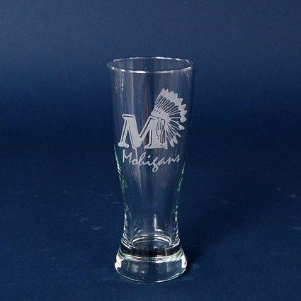 Engraved Pilsner Glass - 12 oz - Item 213/21054 Personalized Engraved Quality Glass Engraving