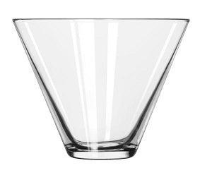 Stemless Engraved Martini Glass - 14 oz - Item 224 Personalized Engraved Quality Glass Engraving