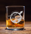 Personalized Groomsmen Whiskey Glasses Engraved 11 oz Cocktail Rocks Glass Personalized Engraved Quality Glass Engraving